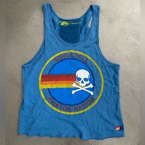 AV Nation x Soulcycle Collab Cropped Tank